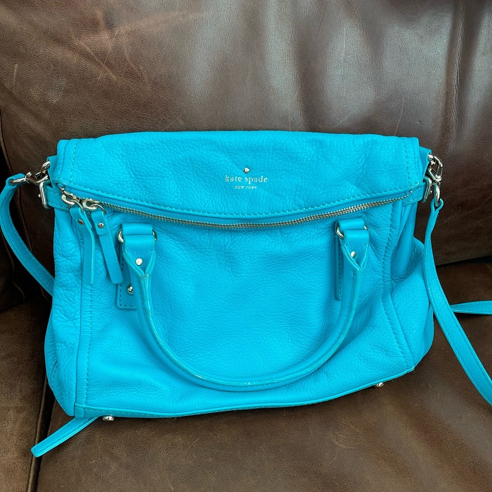 Kate Spade Cobble Hill Blue Leslie Small Satchel